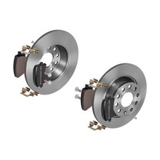 BREMBO BREMSSCHEIBEN Ø282mm + BREMSBELÄGE HINTEN FÜR VW PASSAT VARIANT SEAT