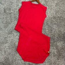 Frank & Eileen Maxi Dress Cory Large Red Muscle Tee Sleeveless Preppy Resort New