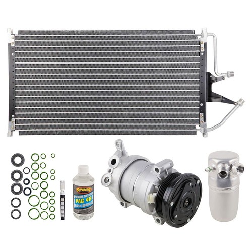 For Chevy C3500HD & GMC C3500HD A/C Kit w/ AC Compressor Condenser & Drier GAP
