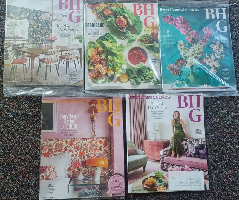 Better Homes & Gardens Magazines 2025 (Jan-June)