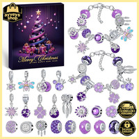 Adventskalender 2026 Schmuck 24 FüLlungen Basteln Charm Armband Kit FüR MäDchen