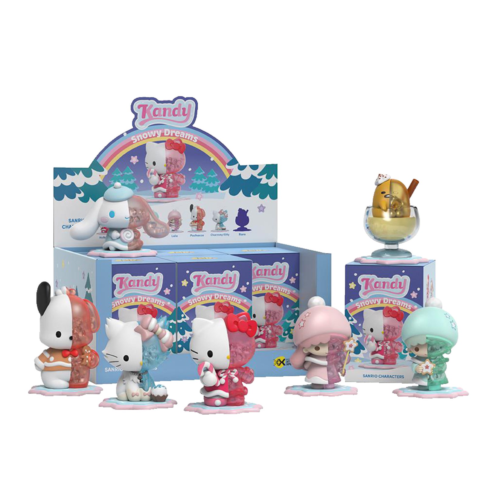 MIGHTY JAXX Kandy x Sanrio 3-я серия - Фигурка снежной мечты в боевике Mehrfarbig 4590₽
