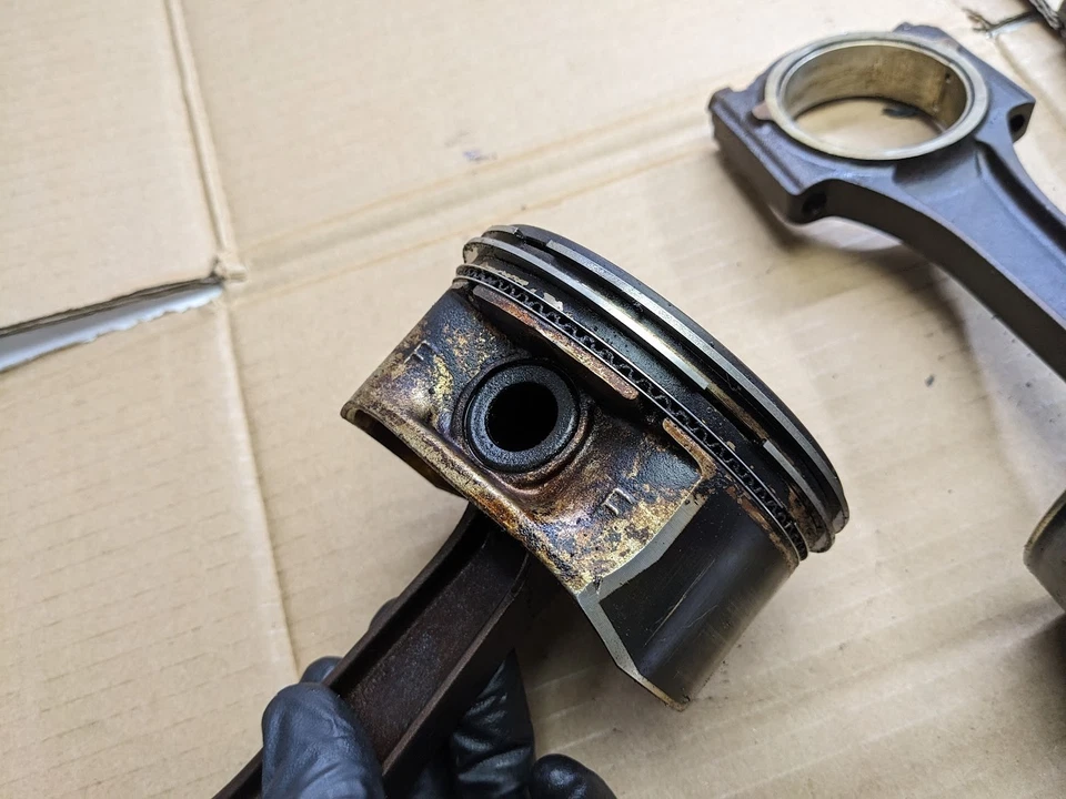 2007 JEEP GRAND CHEROKEE WK 5.7 HEMI PISTONS PISTON CONNECTING ROD RODS 4X - Image 2 of 4