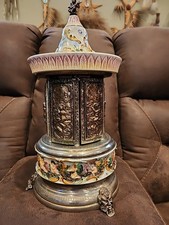 Reuge Capodimonte Vintage Music Carousel Cigarette Lipstick