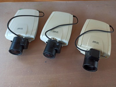 3x AXIS 211 PoE Network Camera Netzwerkkamera mit Tamron Zoom Objektiv 3,0-8mm