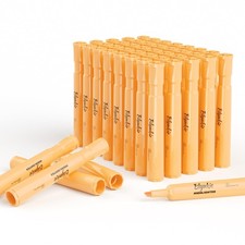 Highlighters Bulk 40 Pack of Orange Tank Style Chisel Tip Highlighters Set fo...