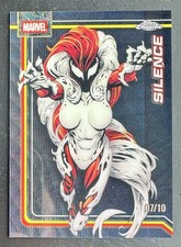 Silence 2026 Topps Chrome Marvel Black /10 Refractor Venom #155