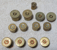 WINCHESTER Thin Cut Mixed (LOT OF 13) 28 Gauge Shotgun Shell Heads Arts & Crafts