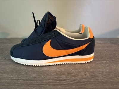 Nike Cortez Men's Navy Orange White Low Top Sneakers 488291-410 Athletic Shoes