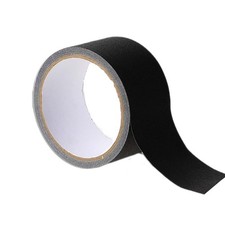 2 Inch by 33 Feet Cloth Bookbinding Repair Tape, Self-Adhesive Black Fabric