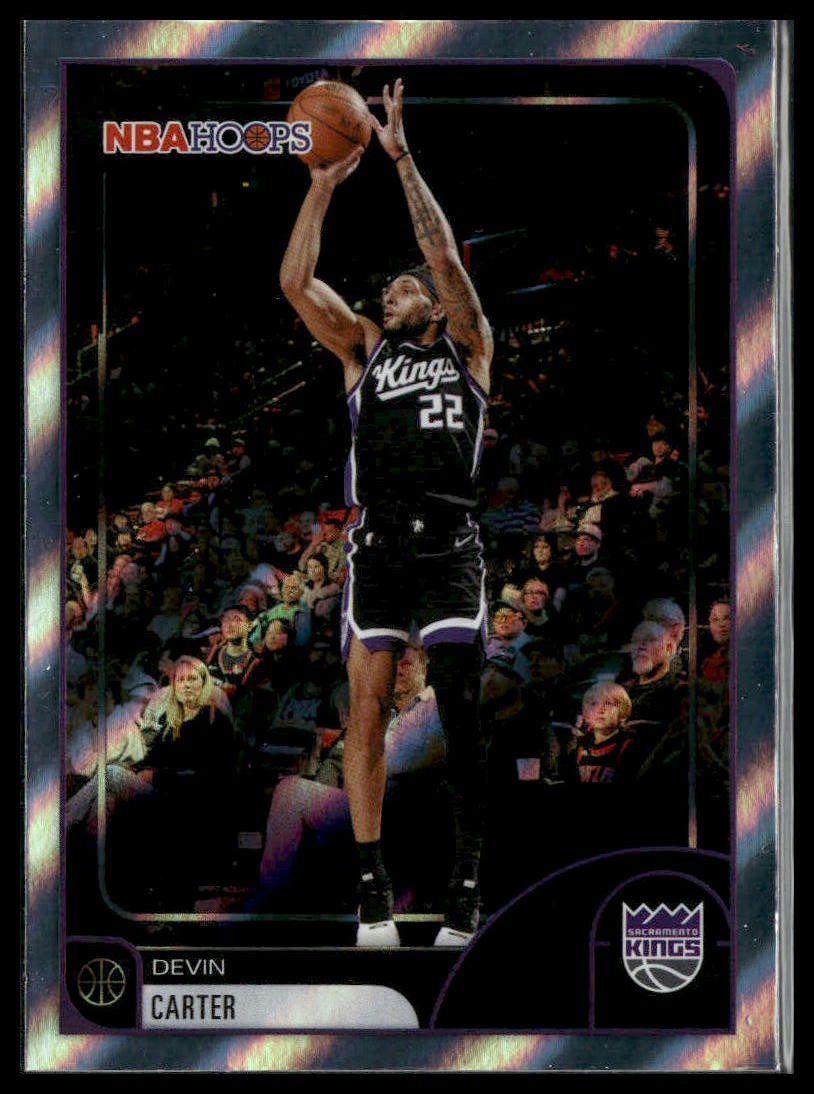 2025-26 Topps NBA Hoops Basketball #46 Devin Carter Rainbow Foil (i21445)