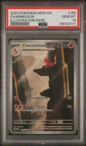 2023 Pokemon 151 Charmeleon Illustration Rare #169 PSA 10
