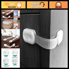 Adjustable Baby Proofing Cabinet Locks - Child Safety Straps for Drawers, Fridge