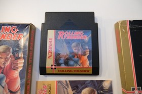 Rolling Thunder (Nintendo NES, 1989) CIB Complete with Box and Manual