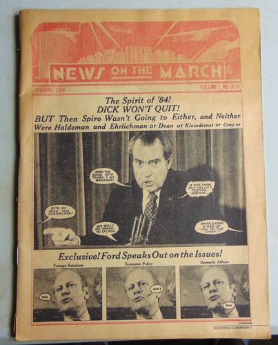 Richard Nixon Lampoon newspaper President campaign political magazine