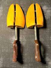 Vintage Mens 12 (#5) Travel Tree by Rochester Shoe Tree Co  USA Spring Loaded