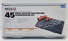 Matco Tools 45 Piece Master Ratcheting Screwdriver Kit Srs045 Matco Tools 45 Piece Master Ratcheting Screwdriver Kit Srs045