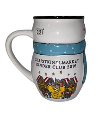 2016 Christkindlmarket Mug Christmas German Market Naperville Hot Chocolate EUC