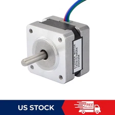 Nema 14 Stepper Motor 1.8deg Bipolar 0.4A 20oz.in 12V 35x26mm 4-wire 3D Printer