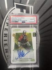 Bo Jackson Battle Arena. Marcus Allen Glow Auto /25 Error Jersey Match 1/1 BOBA