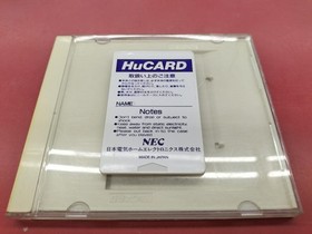Pc Engine Hu Card Software Genji Communication Agedama Model He91001 Nec FL199