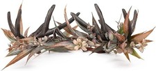 Antler Crown for Women - Fairy Flower Crown Antler Elf Headpiece for Halloween R