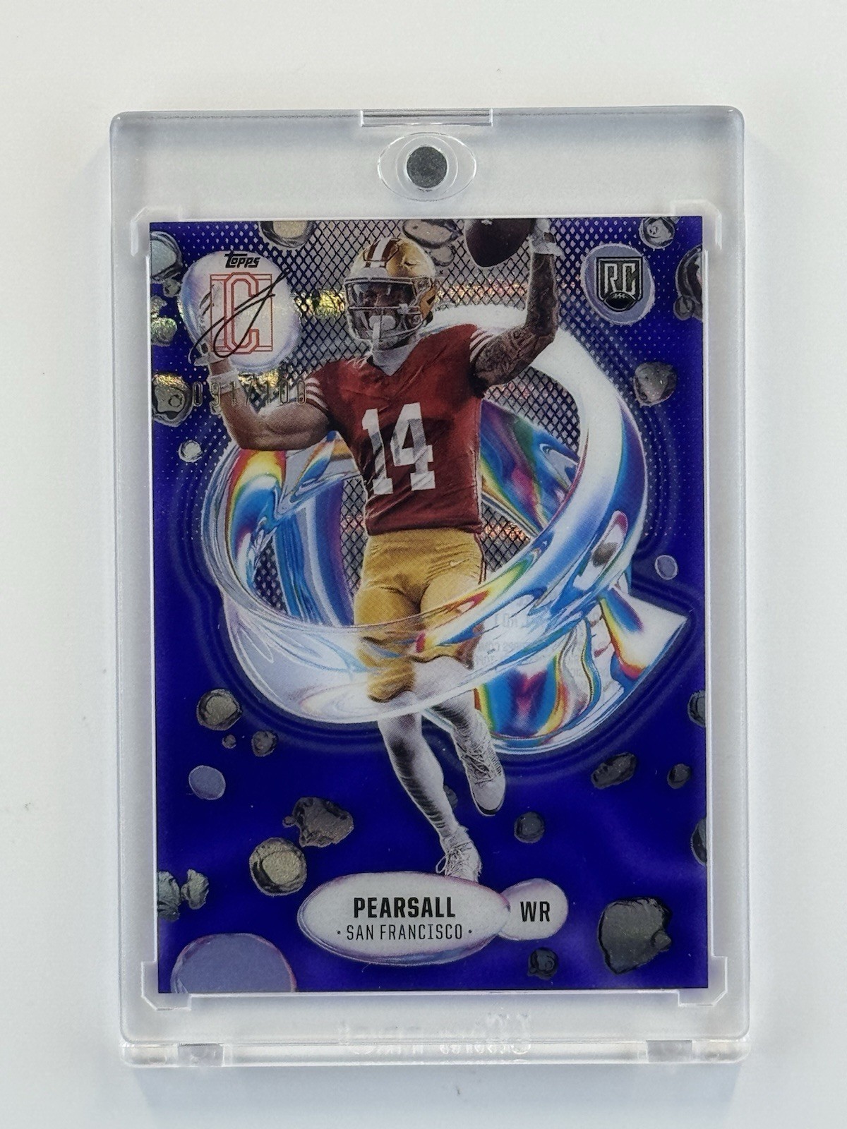 Ricky Pearsall Topps Signature Class Fluidity #F11 Purple
