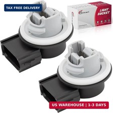 2Pcs Turn Signal Tail Light Socket Holder Compatible with F150 F250 F350 Super D