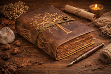 Handmade Leather Journal Tree of Life Vintage Diary Rustic Writing Notebook