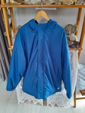 Parka imperméable doublée bleu avec capuche homme Taille XXL