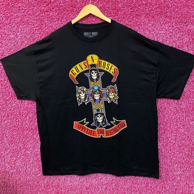 Guns N' Roses Appetite For Destruction Rock Band T-Shirt 2XL