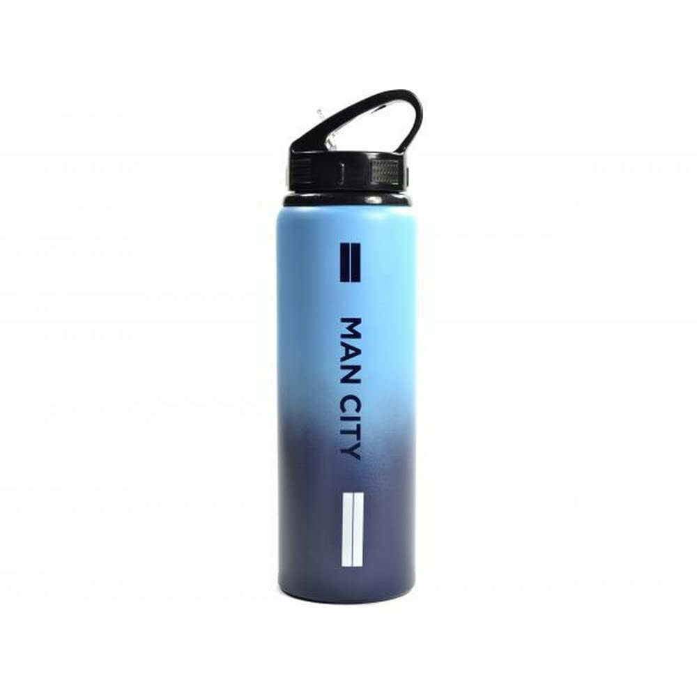 Aluminium Fade Water Bottle - Manchester City (85684) Toy NUOVO