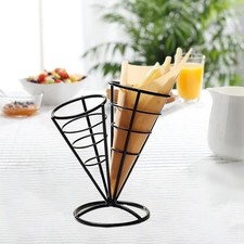 French Fries Stand Fried Chicken Holder Serving Stand Reusable Metal Wire French 11.08 per metre