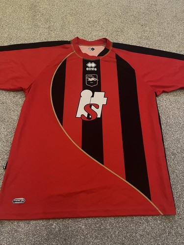 Brighton and Hove Albion 2009-2011 Red Away Football Shirt Jersey Errea Size XL - Picture 3 of 8