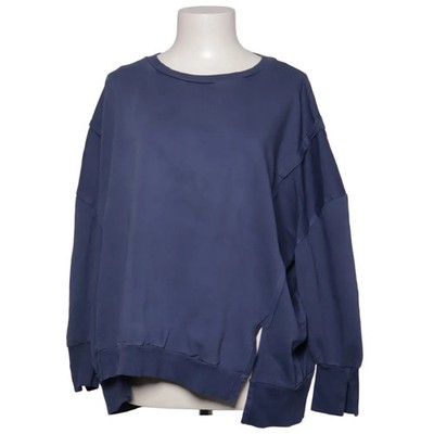 L'atelier'd Paris, Sweatshirt, Größe: ONE SIZE, Blau, Baumwolle/Elasthan #dfq