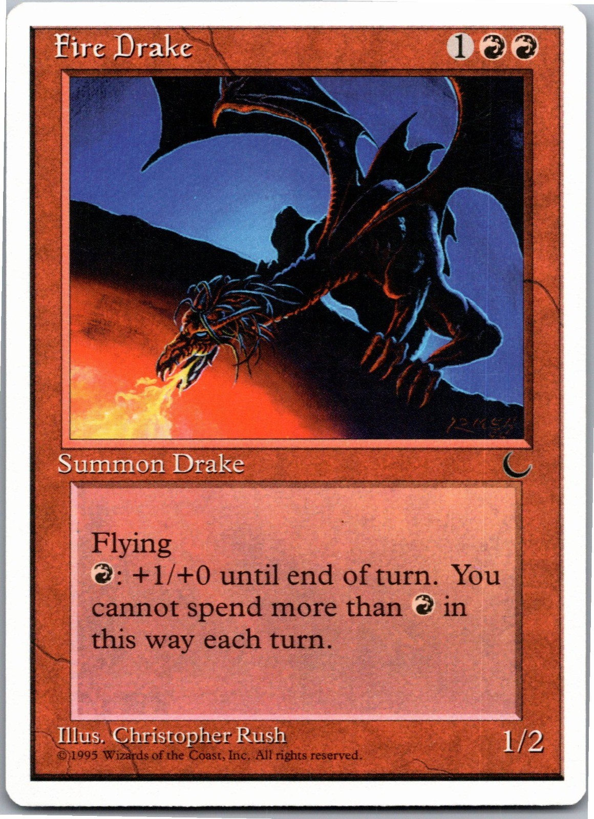 Fire Drake - U - MTG: Chronicles (CHR - ) 1995 [LP]