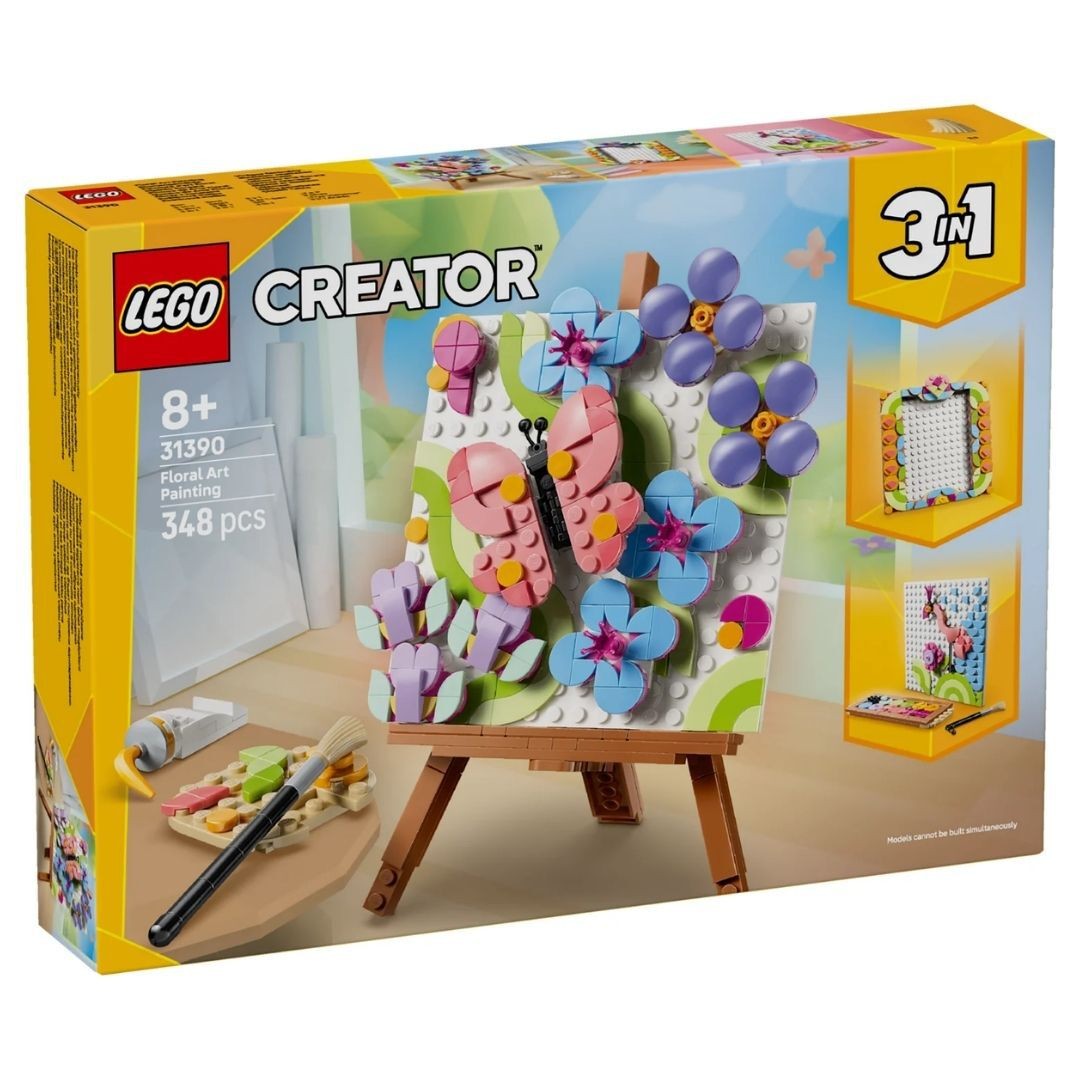 Lego Unisex Multicolor Creator Floral Art Decor Painting - Image 9