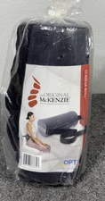 OPTP Original McKenzie Lumbar Roll Standard Lower Back Support Cushion - Black