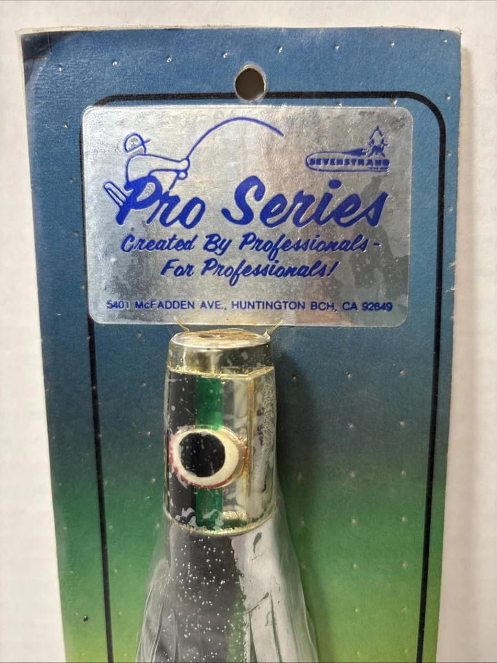 Sevenstrand Tuna Marlin Fishing Lure 11" Vintage Green Black Silver - Image 2 of 4