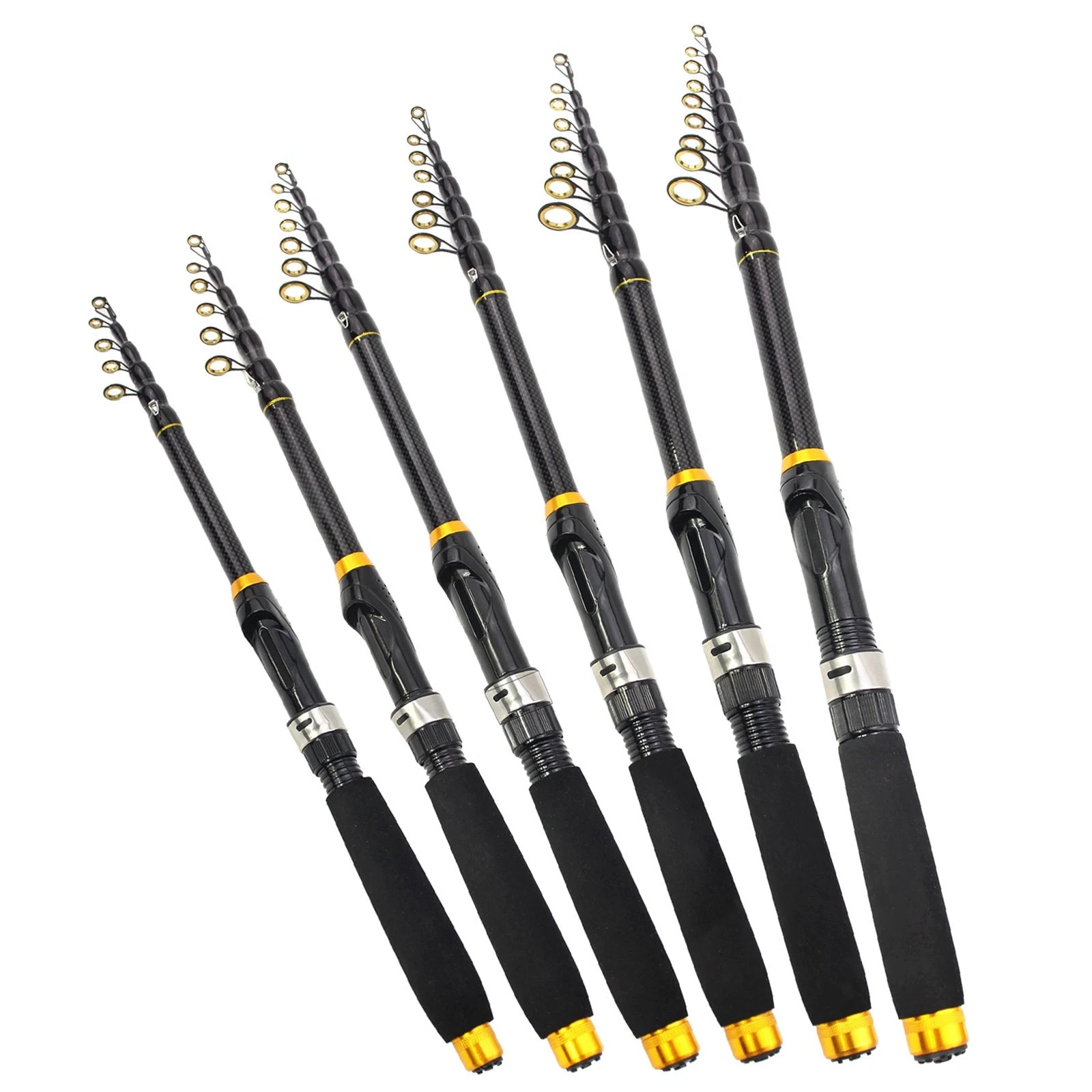 1.8m-3.6m Pocket Portable Carbon Fiber Fishing Rod New Telescopic Fishing Rod
Opens in a new window