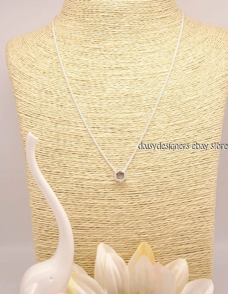 NEW Authentic Pandora HONEYCOMB Hexagon Bumble Bee Necklace
