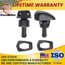 2Pcs Adjustable Window Windshield Wiper Nozzle Sprayer Washer Spray For Audi BMW