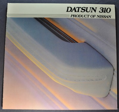 1982 Datsun 310 Catalog Sales Brochure Nissan Excellent Original