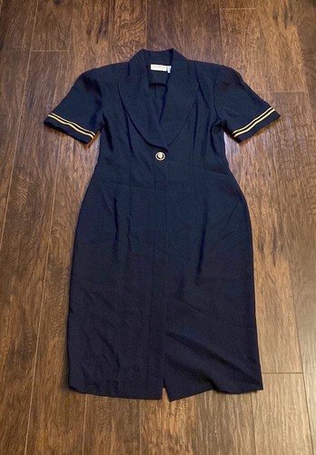 Navy Blue Dress NWT City Studio Long Elegant Navy Blue Dress Size 15