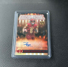 2024 Panini Illusions Football Brian Robinson Jr. Bright Lights Auto 02/99