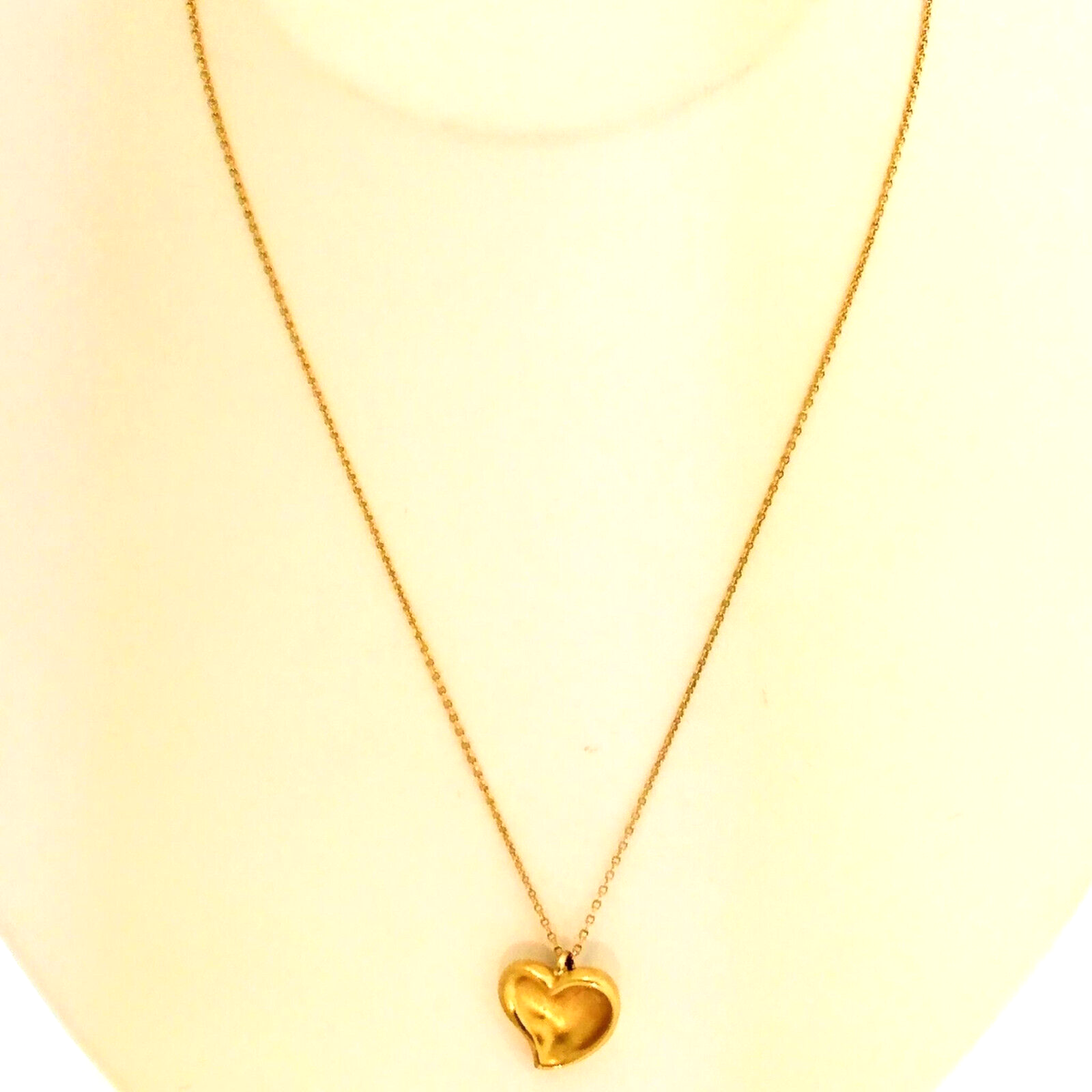 Tiffany&Co.24944387 by Elsa Peretti ネックレス-sale Tiffany & Co. Elsa Peretti Necklace, Solid 24KY Heart, 18KY
