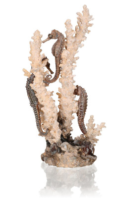 biOrb Aquarium Dekoration Seepferdchen natur M Mittel 13 x 13 x 26 cm