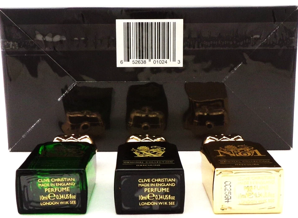 Juego de Perfumes Masculinos Colección Original Clive Christian 0.34 OZ x 3 Caja Sellada Foto 4 de 4