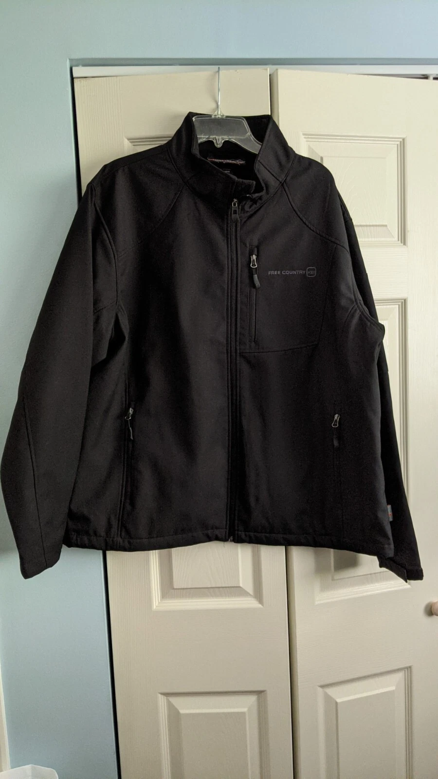 Free Country Waterproof Jacket, Men's Size XXL, Black, Waterproof