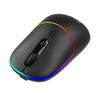 Kabellose Maus Kabellos 2,4 GHz Tracer für Laptop RGB Akku Wiederaufladbar